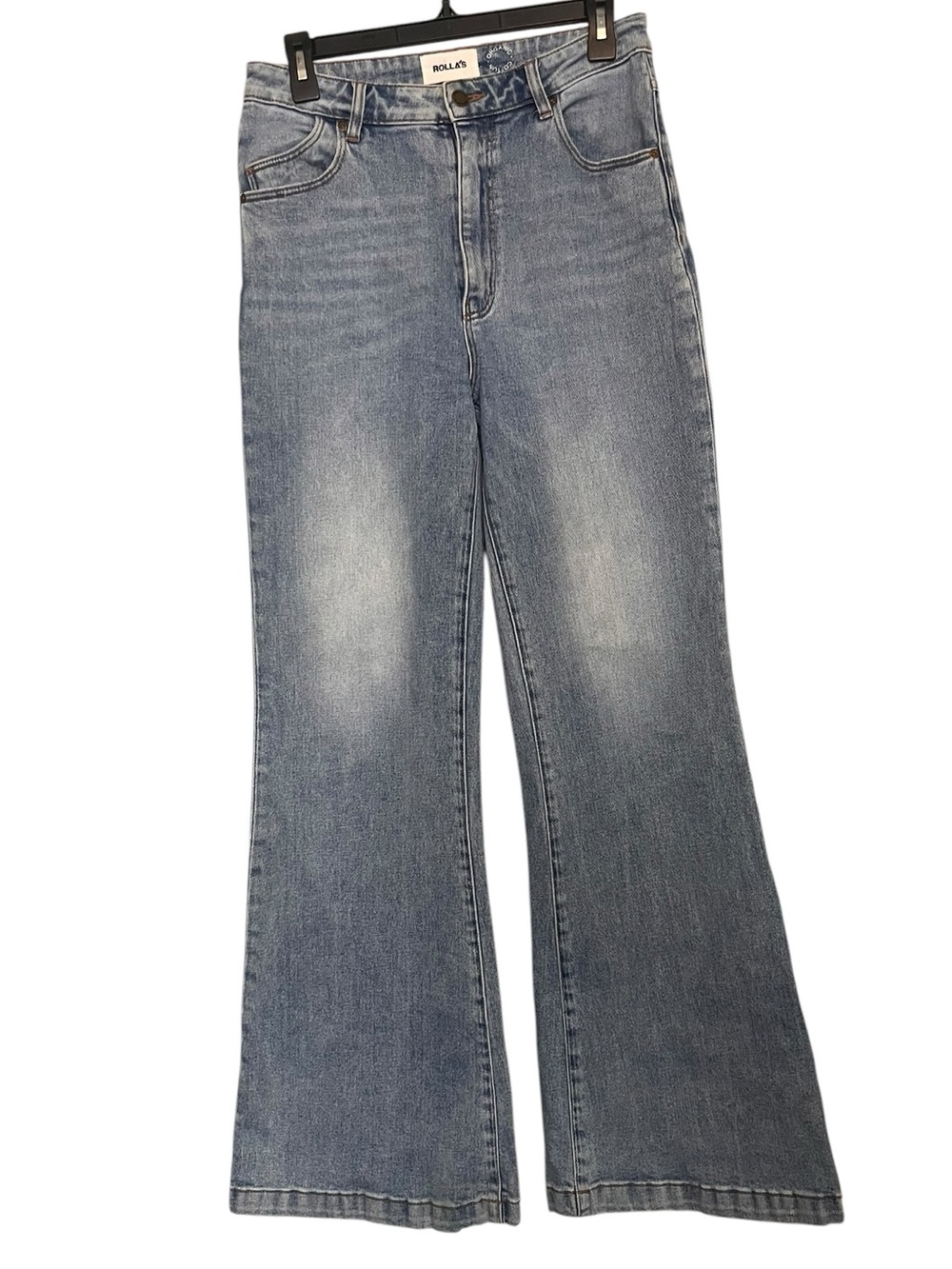 ROLLA'S Eastcoast Light Wash High Rise Flare Jeans Size 10/30